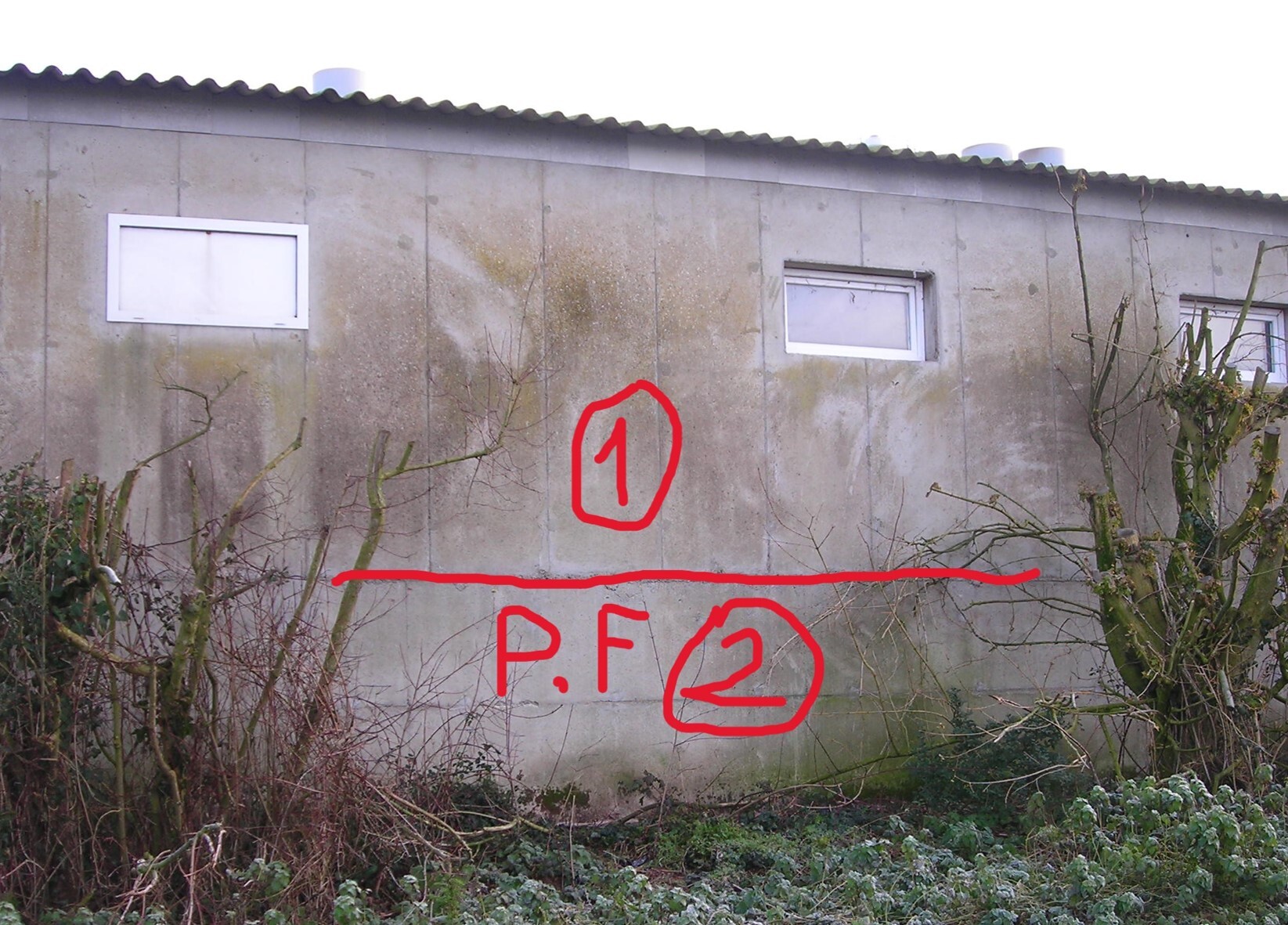 Prefosse température mur extérieur